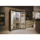Haier HSW59F18EIPT Plumbed ice & water American style fridge freezer - Black*contact store for price*