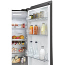 Haier HSW59F18EIPT Plumbed ice & water American style fridge freezer - Black*contact store for price*