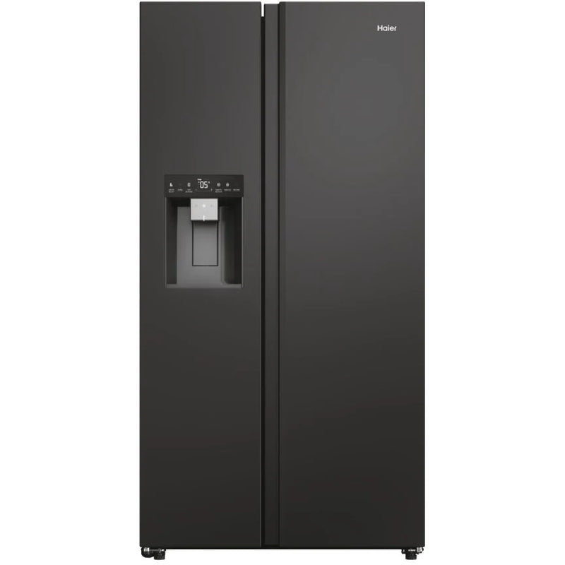 Haier HSW59F18EIPT Plumbed ice & water American style fridge freezer - Black*contact store for price*