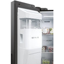 Haier HSW79F18DIPT SBS 9O Series 7 Plumbed ice & water American fridge freezer - Black