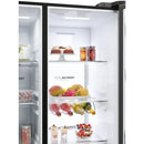 Haier HSW79F18DIPT SBS 9O Series 7 Plumbed ice & water American fridge freezer - Black