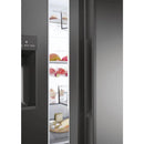 Haier HSW79F18DIPT SBS 9O Series 7 Plumbed ice & water American fridge freezer - Black