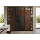 Haier HSW79F18DIPT SBS 9O Series 7 Plumbed ice & water American fridge freezer - Black