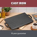 Prestige 56070 Cast Iron Double Griddle Pan