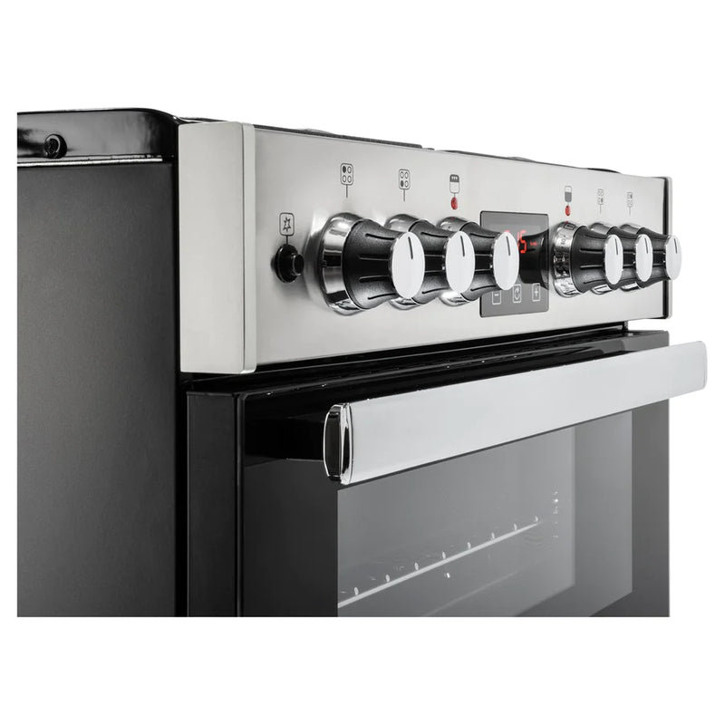 Belling Cookcentre 60DFSS 60cm Dual Fuel Cooker in Stainless Steel
