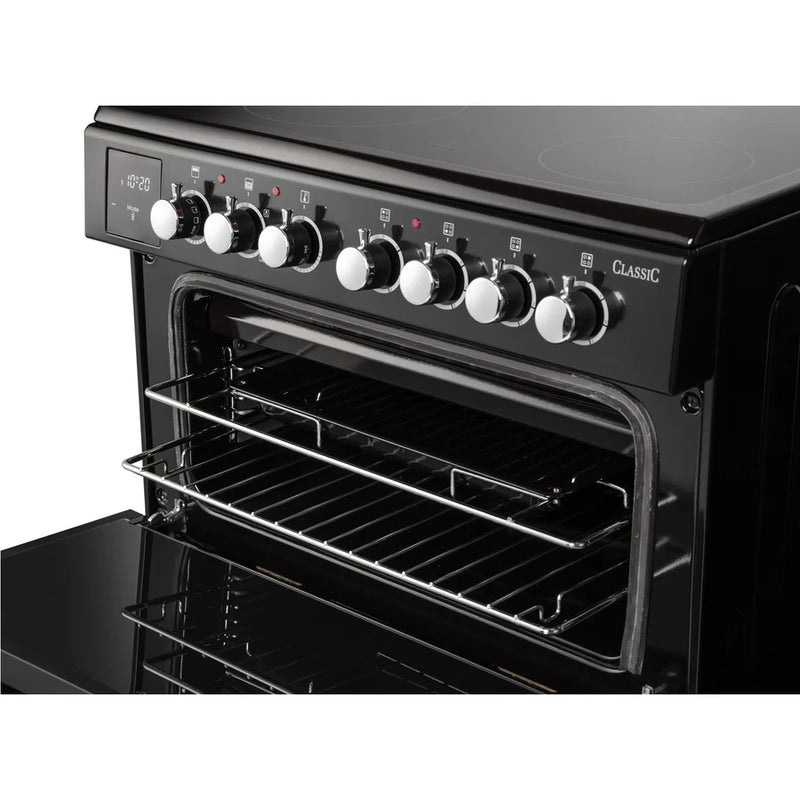 Rangemaster CLA60EIBL/C Classic Electric Induction Cooker In Black [free gift]