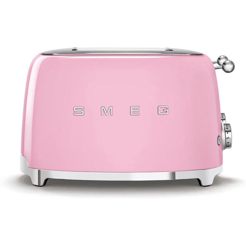 Smeg TSF03PKUK 50's Retro Style 4 Slice Toaster In Pink