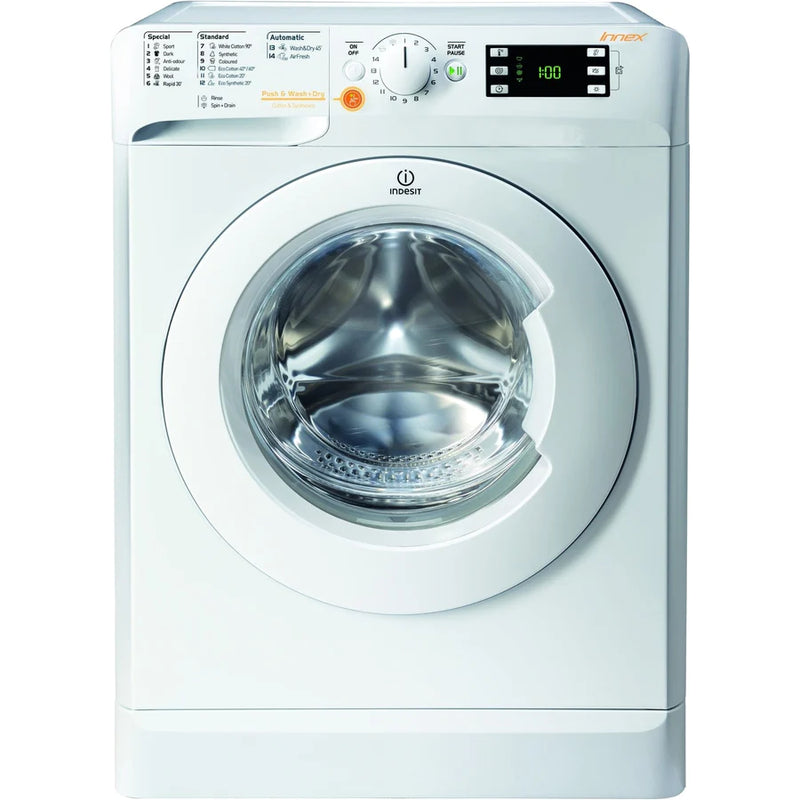 Indesit XWDE861480XW 8/6kg 1400 Spin Washer Dryer - White