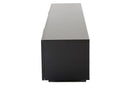 TTAP Sorrento Gloss Black 160cm Wide TV Cabinet (SOR-1600-BLK)