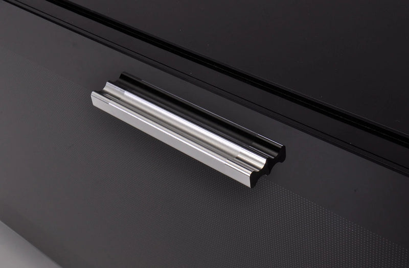 TTAP Sorrento Gloss Black 160cm Wide TV Cabinet (SOR-1600-BLK)