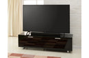 TTAP Sorrento Gloss Black 160cm Wide TV Cabinet (SOR-1600-BLK)