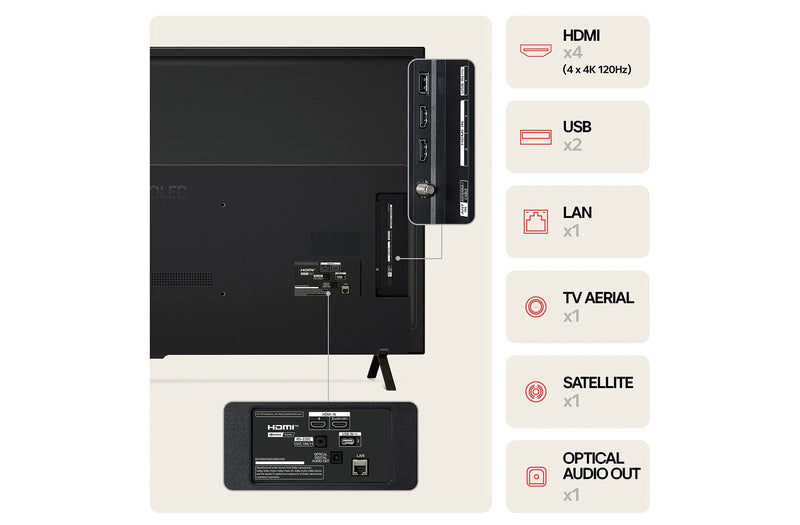 LG OLED65B42LA 65'' OLED 4K Ultra HD HDR Smart TV Freeview Play Freesat [Free 5-year parts & labour warranty]