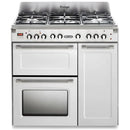 De'Longhi D3VR908DFWH 90cm Vintage Dual Fuel Range Cooker In White