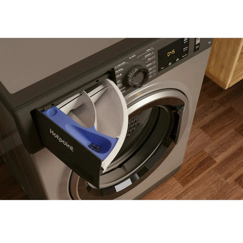 Hotpoint NM11964GCA 1600rpm 9kg Washing Machine - Graphite