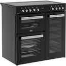 Belling RCA Cookcentre CC90E BLK 90cm Ceramic Range Cooker - Black