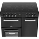 Belling RCA Farmhouse FH90E BLK 90cm Electric Ceramic Range Cooker - Black *contact store for price*
