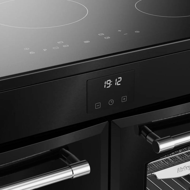 Belling Farmhouse FH100EIBK 100cm Electric Induction Range Cooker-Black*contact store for price*