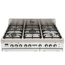 De'Longhi D3VR908DFWH 90cm Vintage Dual Fuel Range Cooker In White