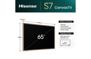 Hisense 65S7NQTUK Canvas 65'' QLED 4K UHD HDR Smart TV