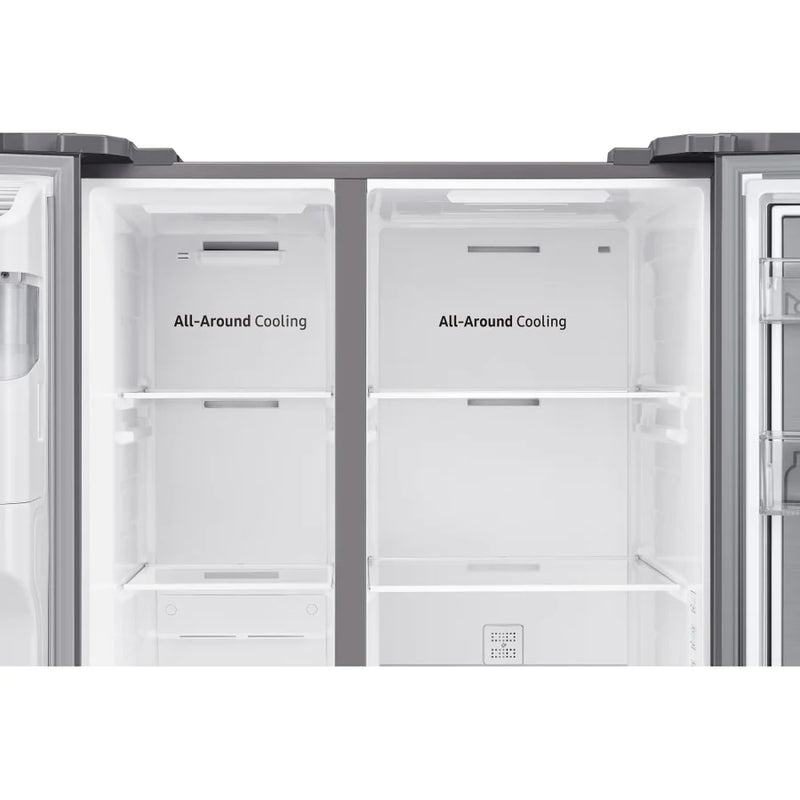 Samsung RH65A5401M9 Door In Door American Style Fridge Freezer - Plumbed Ice & Water - Silver [Free 5 Year Parts&Labour Warranty]