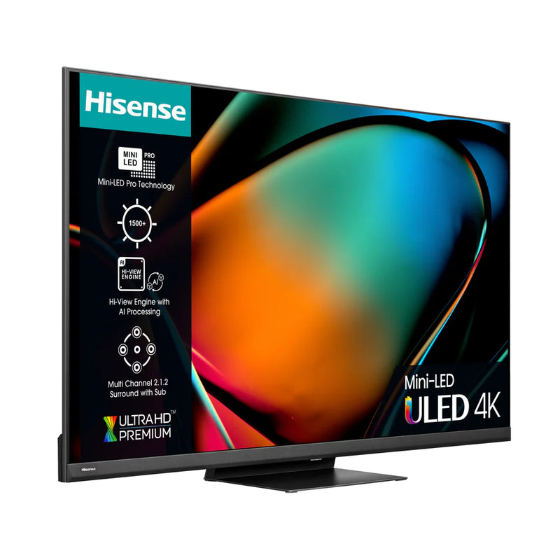 Hisense 55U8KQTUK 55'' Mini-LED QLED HDR 4K UHD Smart TV