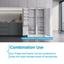 Midea MDRE306FGE01D Built-in Total No Frost Freezer [sliding hinge]
