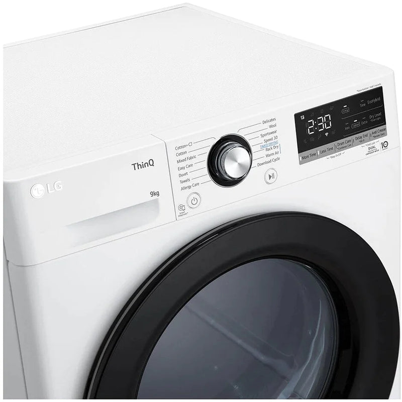 LG Dual Inverter FDC309W WiFi-enabled 9 kg Heat Pump Tumble Dryer - White