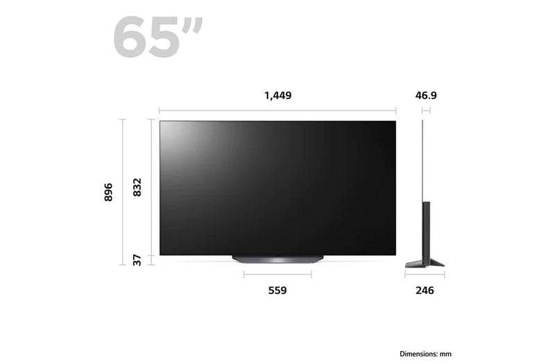 LG OLED65B36LA 65'' OLED 4K Ultra HD HDR Smart TV Freeview Play Freesat - [10% off]