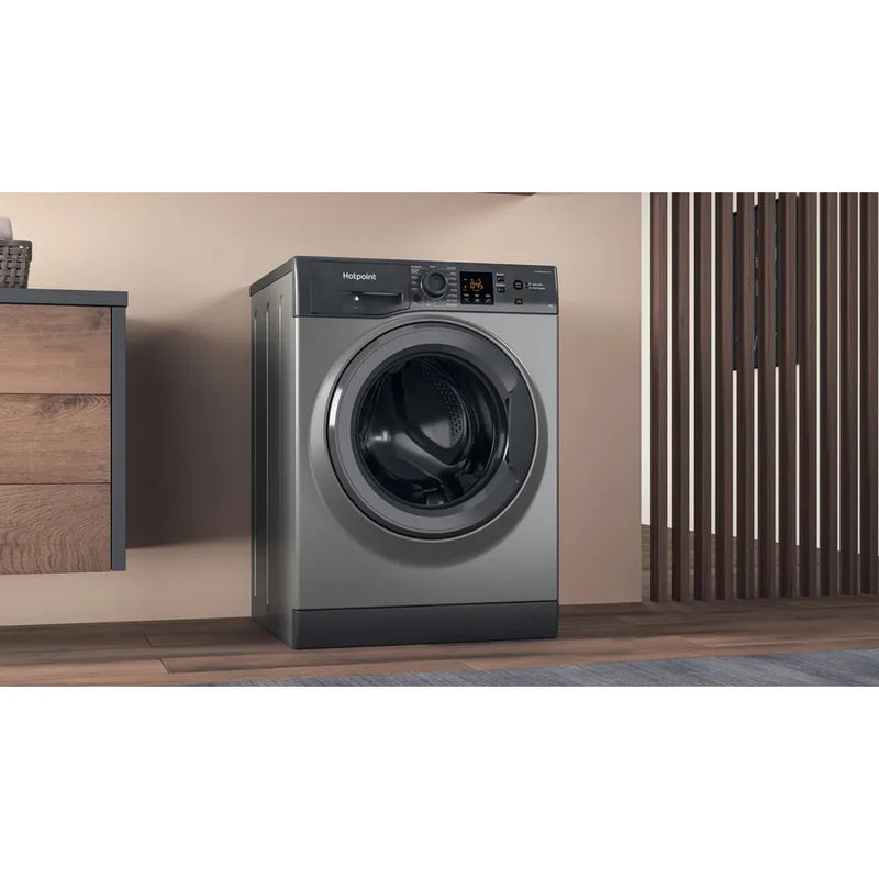 Hotpoint NSWF946GGUK Anti-stain Washing Machine - 9kg - 1400rpm - Graphite