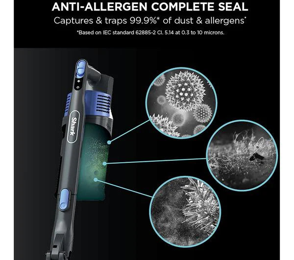SHARK Anti Hair Wrap IZ202UK Cordless Vacuum Cleaner - Blue