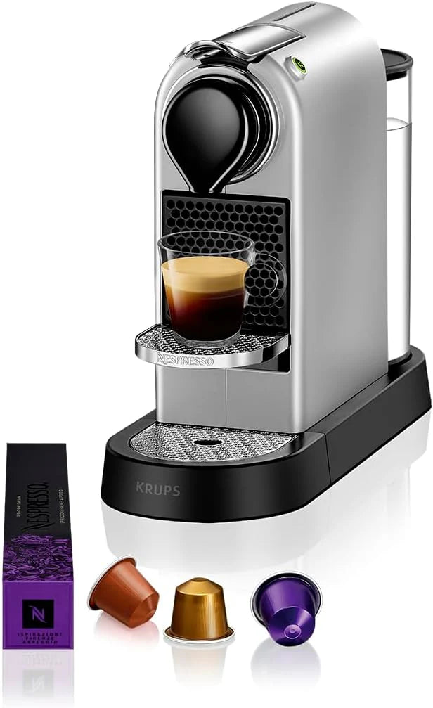 Krups Nespresso XN741B40 Citiz Coffee Machine - Silver
