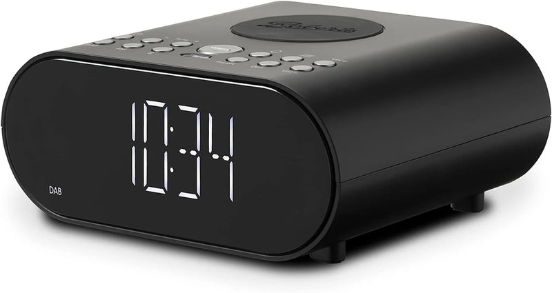 ROBERTS Ortus DAB Charge DAB+/FM Bluetooth Clock Radio - Available in Black & White
