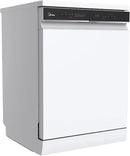 Midea MDWPF1433CWD Full Size 14 Place Settings Dishwasher - Top Rack