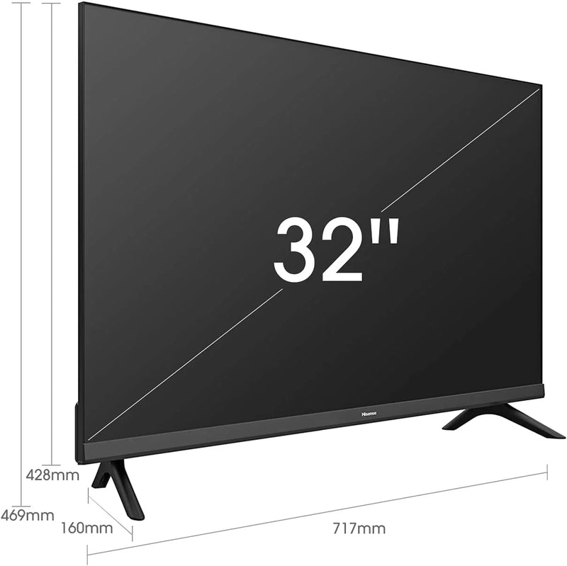 HISENSE 32A5QTUK 32" FHD Smart TV - Freely Live TV*contact store for price*