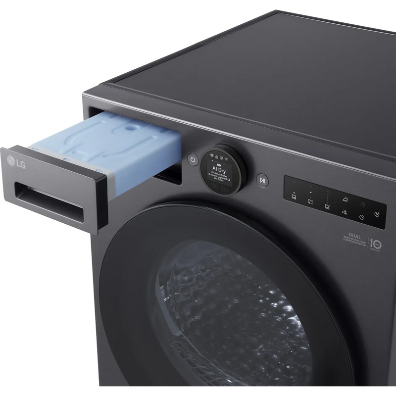 LG RHX7009TBB 9kg Dual Inverter™ Heat Pump Dryer - Black [5 Year Warranty upon Registration]*contact store for price*