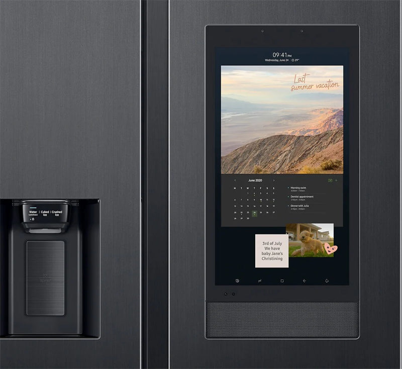 Samsung RS6HA8891B1 Family Hub Plumbed American Style Fridge Freezer*contact store for price*