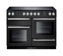 Rangemaster NEX110EICB/C Nexus 110cm Electric Range Cooker with Induction Hob - Charcoal Black & Chrome*contact store for price*