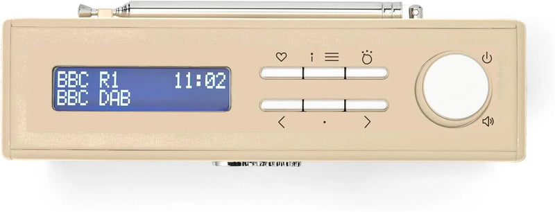 Roberts Rambler Mini Portable DAB/DAB+/FM Bluetooth Radio - Cream