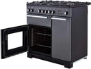 Rangemaster TOLP90DFFSL/C Toledo Plus 90cm Dual Fuel Range Cooker - Slate