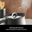 Morph Richards 103020 Cassini Jug Kettle - Black & Silver