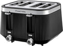 Russell Hobbs 26770 Brontë 4-slice toaster - Matte Black