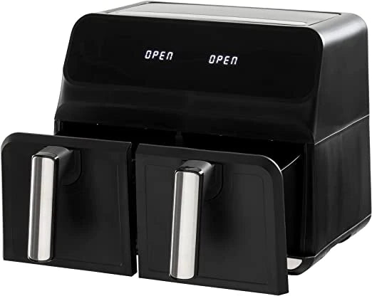 DAEWOO 8L Dual Basket SDA2310GE Air Fryer - Black