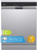 Midea MDWPF1433CXD Full Size 14 Place Settings Dishwasher - Stainless steel