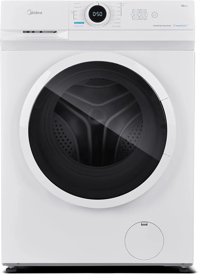 Midea MF10EW80BB 8kg 1400rpm Washing Machine [2-Year Parts & Labour Warranty]*contact store for price*