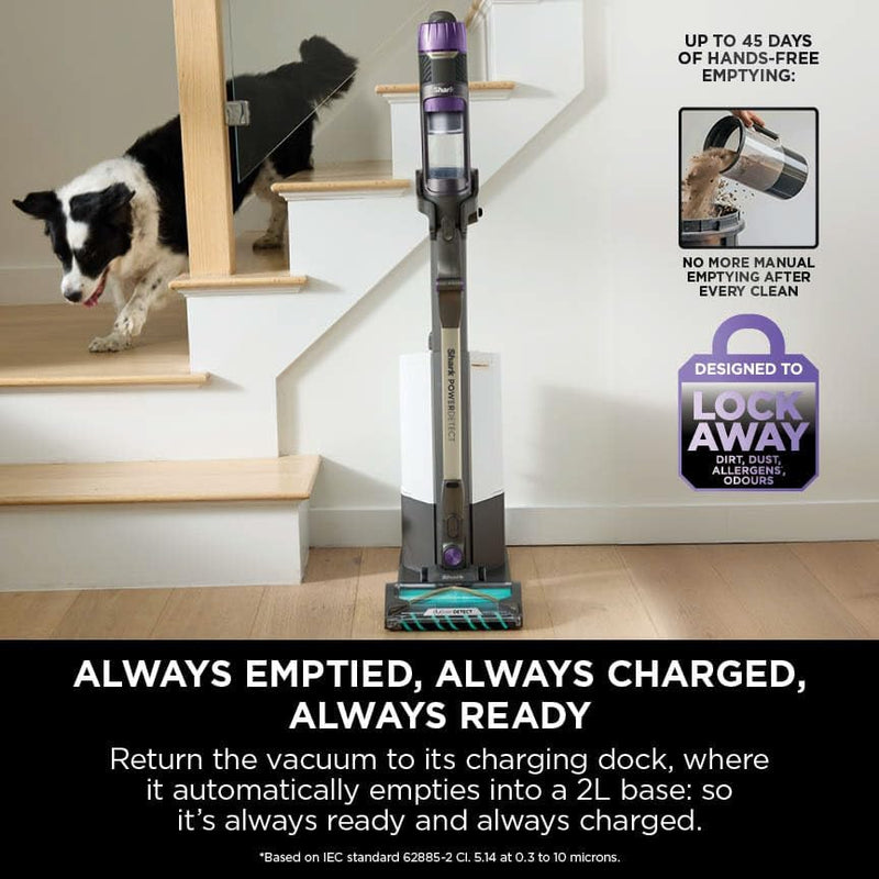 Shark IP3251UKT PowerDetect Cordless Vacuum Cleaner with Auto-Empty