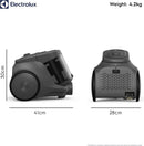 Electrolux FLR00223ELGRY Cylinder Bagless Vacuum Cleaner