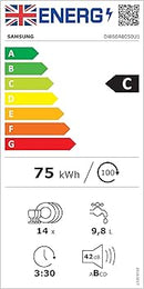 Samsung Series 11 DW60A8050U1 14 place setting built-under dishwasher - Cotta White*contact store for price*
