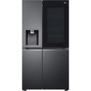 LG InstaView GSXV91MCAE Door-In-Door Non-Plumbed American style fridge freezer - Matte Black [free 5-year parts & labour guarantee]