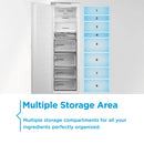 Midea MDRE306FGE01D Built-in Total No Frost Freezer [sliding hinge]