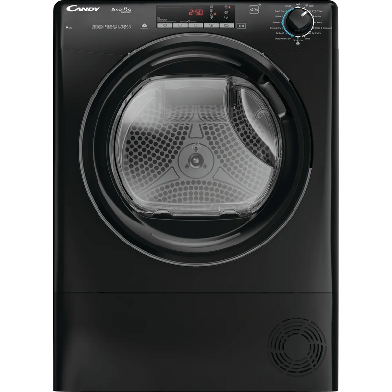 Candy CROE C9TBEB-80 9kg Condenser Tumble Dryer - Black [Water Container In Door]  *Contact store for pricing*